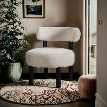 Load image into Gallery viewer, Ambre - Vegan Shearling Fabric Upholstered Accent Chair
