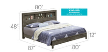 Load image into Gallery viewer, Bed With Transitional Design Stylish
