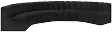 Load image into Gallery viewer, Arc - Boucle Fabric 7 Piece U-Shaped Modular Sofa
