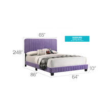 Load image into Gallery viewer, Channel Tufted Bed
