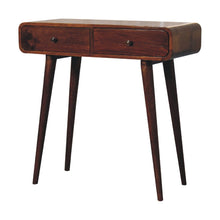 Load image into Gallery viewer, Curved Hallway Table - Chestnut
