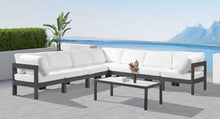 Load image into Gallery viewer, Nizuc - Outdoor Patio 7 Piece Modular Sectional With Gray Frame
