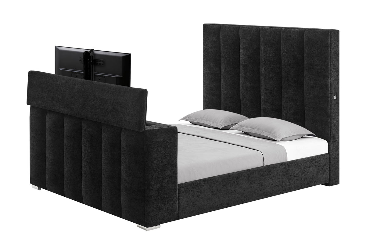 Serenity - King Bed Side Rails - Onyx