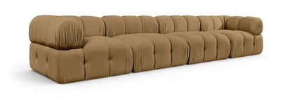Orin - Fabric Velvet 4 Piece Modular Sofa