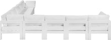 Load image into Gallery viewer, Nizuc - Outdoor Patio 9 Piece Modular Sectional With White Frame

