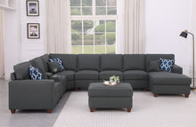 Load image into Gallery viewer, Eric - 9 Piece Upholstered Sectional With Ottoman
