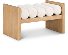Load image into Gallery viewer, Waverly - Bench With Natural Frame
