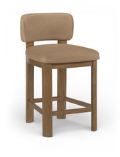 Load image into Gallery viewer, Paloma - Faux Leather Upholstered Counter Stool (Set of 2) - Brown Frame
