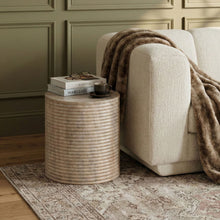 Load image into Gallery viewer, Rapallo - Concrete Indoor/Outdoor End Table - Travertine

