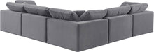 Load image into Gallery viewer, Comfy - 5 Piece Velvet Modular Corner Sectional
