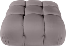 Load image into Gallery viewer, Orin - Velvet Performance Fabric Upholstered Modular Ottoman
