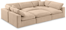 Load image into Gallery viewer, Comfy - 6 Piece Velvet Sectional
