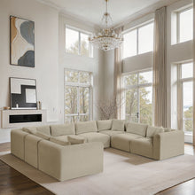 Load image into Gallery viewer, Shaggy - 8 Piece Modular U-Shaped Sectional
