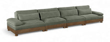 Load image into Gallery viewer, Turin - Chenille Fabric Upholstered Modular Sectional - Green

