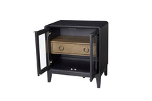 Load image into Gallery viewer, Elure - Glass Door Nightstand - Peppercorn
