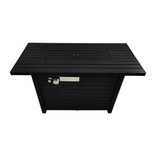 Load image into Gallery viewer, Outdoor Fire Pit Table With Lid, - Black
