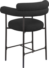 Load image into Gallery viewer, Blake - Counter Stool With Black Base (Set of 2)
