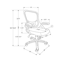 Load image into Gallery viewer, Office Chair With Adjustable Height For Workspaces - Black

