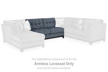 Load image into Gallery viewer, Maxon Place - Armless Loveseat - Navy
