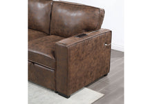 Load image into Gallery viewer, U0203 - Reversible Pullout Sofa Bed - Coffee
