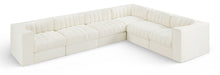 Load image into Gallery viewer, Rummi - Velvet Performance Fabric Upholstered 6 Piece Modular Sectional
