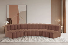 Load image into Gallery viewer, Arc - Faux Leather 5 Piece U-Shaped Modular Sofa
