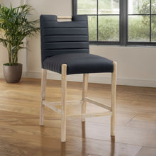Load image into Gallery viewer, Aimee - Counter Stool - Light Brown Legs
