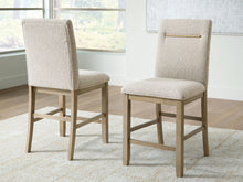 Load image into Gallery viewer, Lasinger - Upholstered Barstool (Set of 2) - Light Brown
