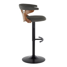 Load image into Gallery viewer, Gardenia - Contemporary Adjustable Barstool, Swivel With Rounded T Footrest (Set of 2)
