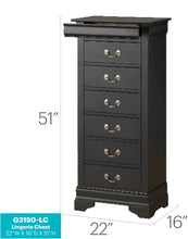 Load image into Gallery viewer, Traditional Style Lingerie Storage Chest
