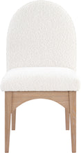 Load image into Gallery viewer, Waldorf - Boucle Dining Side Chair With Natural Legs
