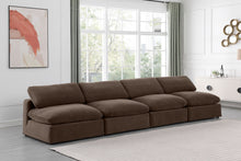 Load image into Gallery viewer, Comfy - Velvet Modular Armless Sofa 4 Seats
