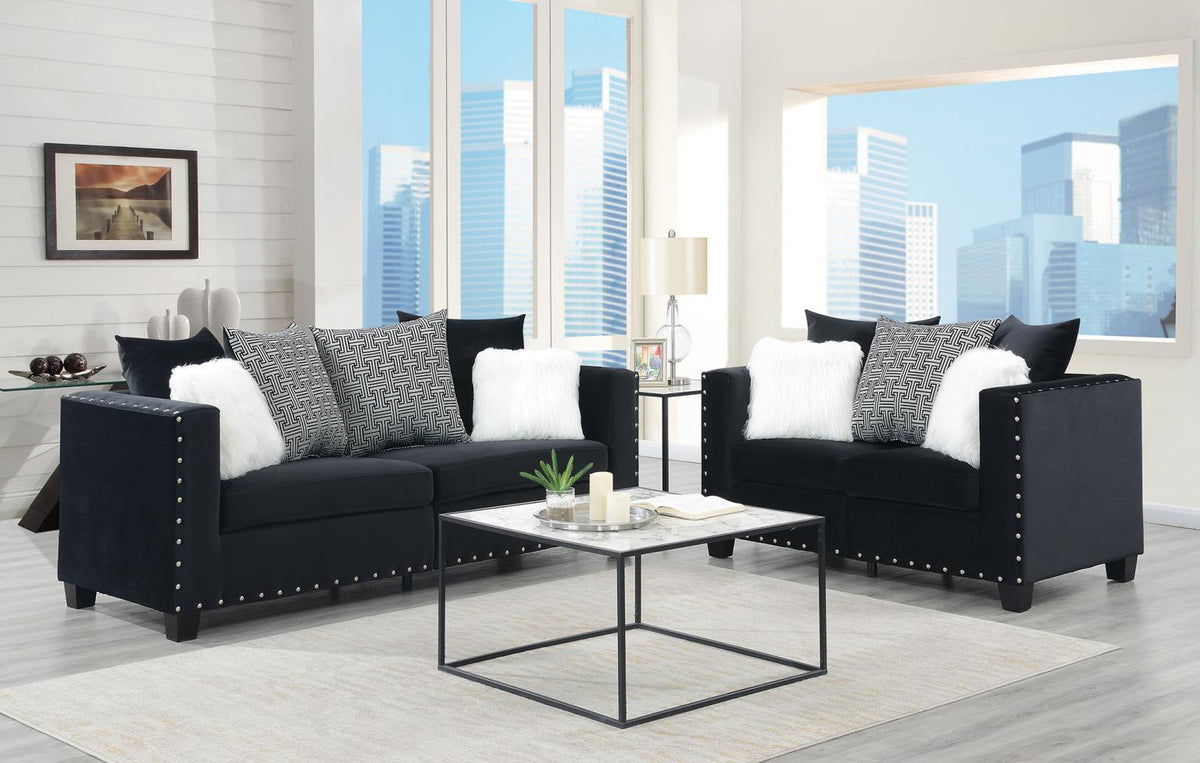 U516 - Sofa - Black - Ego Home Furniture