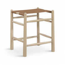 Load image into Gallery viewer, Santos - Backless Counter Stool With Stained Natural Base
