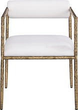 Load image into Gallery viewer, Axis - Linen Textured Cream Fabric Upholstered Dining Chair (Set of 2)

