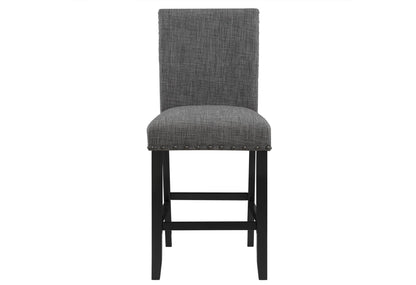 D40011 - 5 Piece Dining Room Set (D40011 Bar Table And D1622 Four Bar Stools) - Dark Gray
