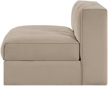 Load image into Gallery viewer, Rummi - Velvet Performance Fabric Upholstered Modular Armless Chair
