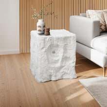 Load image into Gallery viewer, Square Accent Table, Indoor Outdoor - White

