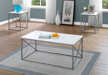 Load image into Gallery viewer, Table Set, Coffee, End, Side, Accent, Living Room, Contemporary, Modern (Set of 3) - White
