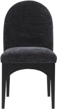 Load image into Gallery viewer, Waldorf - Chenille Dining Side Chair With Black Legs
