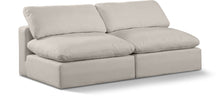 Load image into Gallery viewer, Comfy - Linen Modular Armless Sofa 2 Seats
