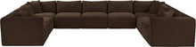 Load image into Gallery viewer, Shaggy - 9 Piece Modular U-Shaped Sectional
