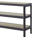 Load image into Gallery viewer, Console Table With Insets - Black
