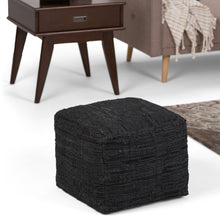 Load image into Gallery viewer, Fredrik - Handcrafted Square Pouf

