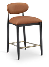 Load image into Gallery viewer, Riccio - Stool - Black And Gold Frame
