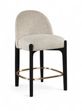 Load image into Gallery viewer, Torino - Counter Stool With Brushed Black Base
