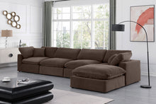 Load image into Gallery viewer, Comfy - 5 Piece Velvet Modular Sectional With Chaise
