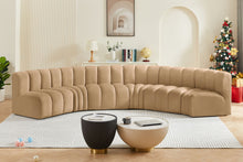 Load image into Gallery viewer, Arc - Velvet 6 Piece U-Shaped Modular Sofa
