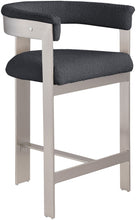 Load image into Gallery viewer, Romeo - Boucle Counter Stool With Silver Base (Set of 2)
