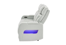 Load image into Gallery viewer, U8611 - Power Reclining Sofa With Power Headrest And LED - Silver
